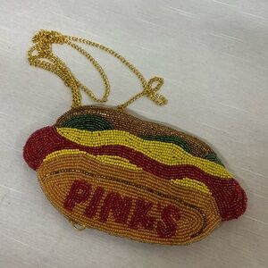 RARE Pink’s Hot Dog Clutch